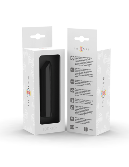 INTENSE TODRICK BALA ESTIMULADORA DE CLITORIS NEGRO INTENSE TODRICK BALA ESTIMULADORA DE CLITORIS NEGRO