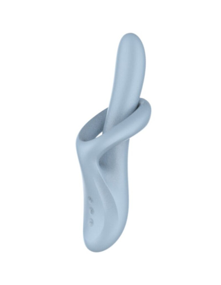 SATISFYER HEAT FLEX 4 VIBRADOR EFECTO CALOR 12 VIBRACIONES AZUL