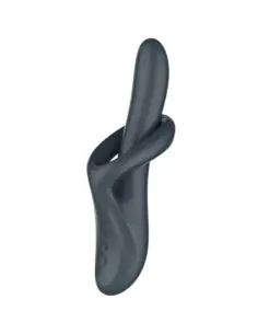 SATISFYER HEAT FLEX 4 VIBRADOR EFECTO CALOR 12 VIBRACIONES GRIS