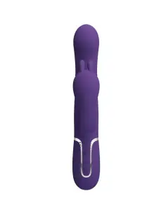 PRETTY LOVE CAMMY TRIPLE VIBRADOR MULTIFUNCION 4 EN 1 MORADO 2
