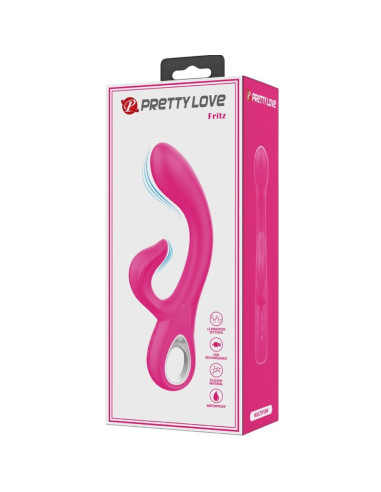PRETTY LOVE FRITZ VIBRADOR RABBIT 12 VIBRACIONES ROSA