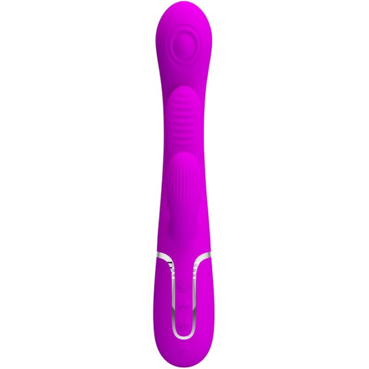PRETTY LOVE SHANIA TRIPLE VIBRADOR RABBIT MULTIFUNCION ROSA