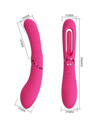 ROMANCE LEXIE VIBRADOR PUNTO G 7 VIBRACIONES ROSA