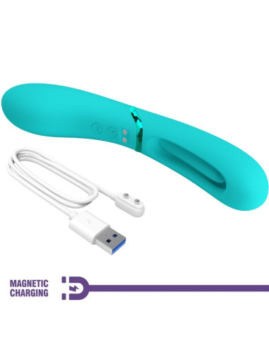 ROMANCE LEXIE VIBRADOR PUNTO G 7 VIBRACIONES AZUL