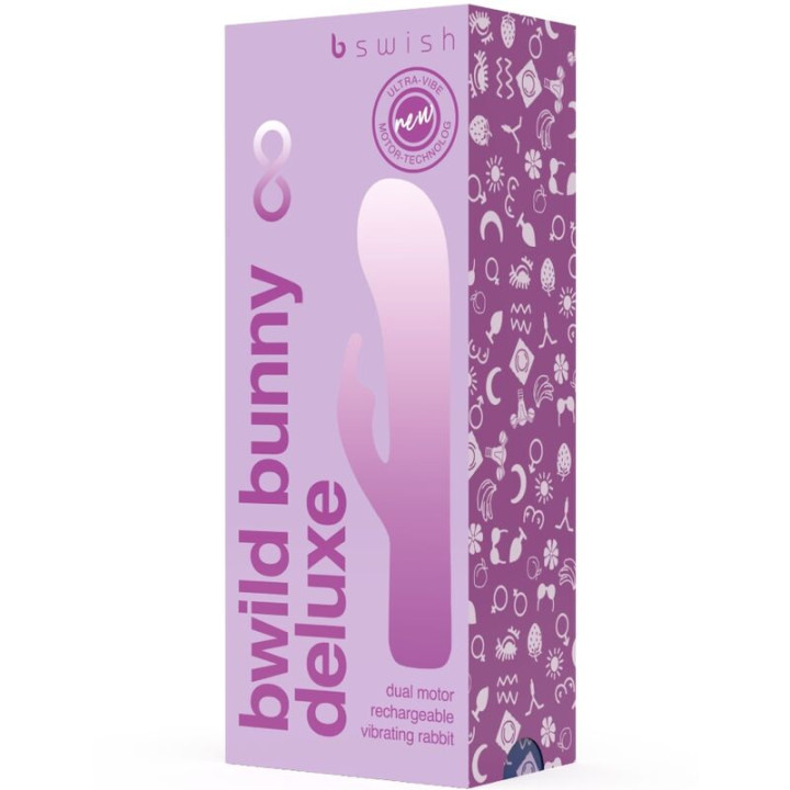B SWISH BWILD BUNNY INFINITE DELUXE VIBRADOR RABBIT 10 VIBRACIONES MORADO