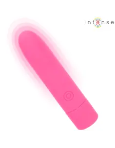 INTENSE SYMONE BALA VIBRADORA RECARGABLE POR USB 8 VIBRACIONES ROSA 10 X 22 CM 2