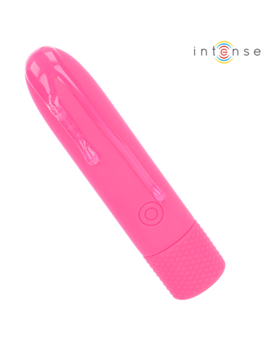 INTENSE SYMONE BALA VIBRADORA RECARGABLE POR USB 8 VIBRACIONES ROSA 10 X 22 CM