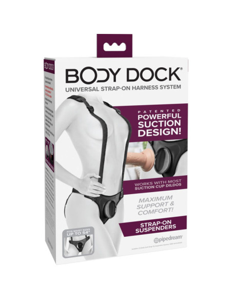 PIPEDREAMS BODY DOCK STRAP ON SUSPENDERS