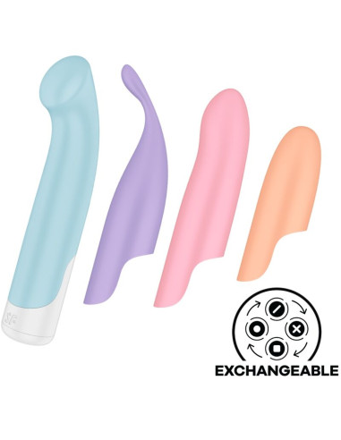 SATISFYER PLAYFUL FOUR SET VIBRADORES 4 EN 1 POWER BULLET