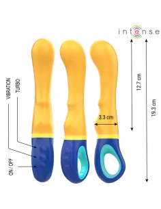 INTENSE SHAGGY VIBRADOR PUNTO G AMARILLO 2