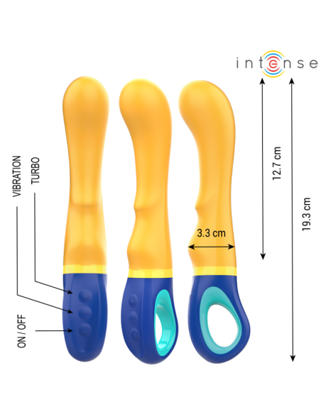 INTENSE SHAGGY VIBRADOR PUNTO G AMARILLO INTENSE SHAGGY VIBRADOR PUNTO G AMARILLO
