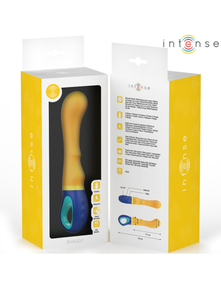 INTENSE SHAGGY VIBRADOR PUNTO G AMARILLO INTENSE SHAGGY VIBRADOR PUNTO G AMARILLO