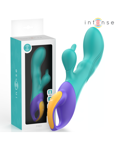 INTENSE FRED VIBRADOR RECARGABLE RABBIT AZUL
