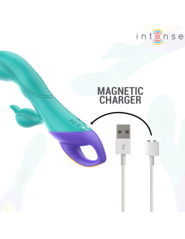 INTENSE FRED VIBRADOR RECARGABLE RABBIT AZUL