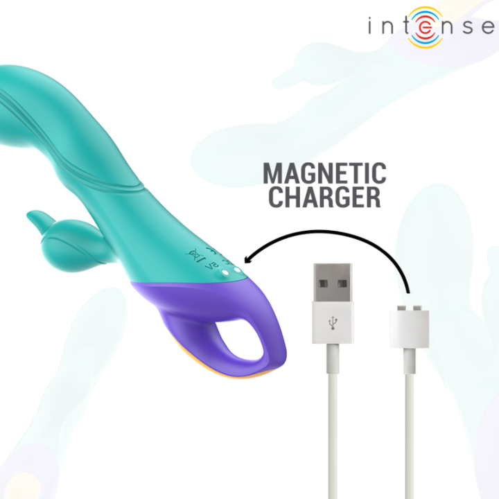 INTENSE FRED VIBRADOR RECARGABLE RABBIT AZUL