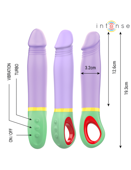 INTENSE VELMA VIBRADOR CLASICO MORADO INTENSE VELMA VIBRADOR CLASICO MORADO