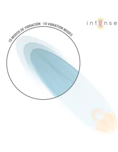 INTENSE MIKE BALA VIBRADORA 10 VIBRACIONES AZUL 2