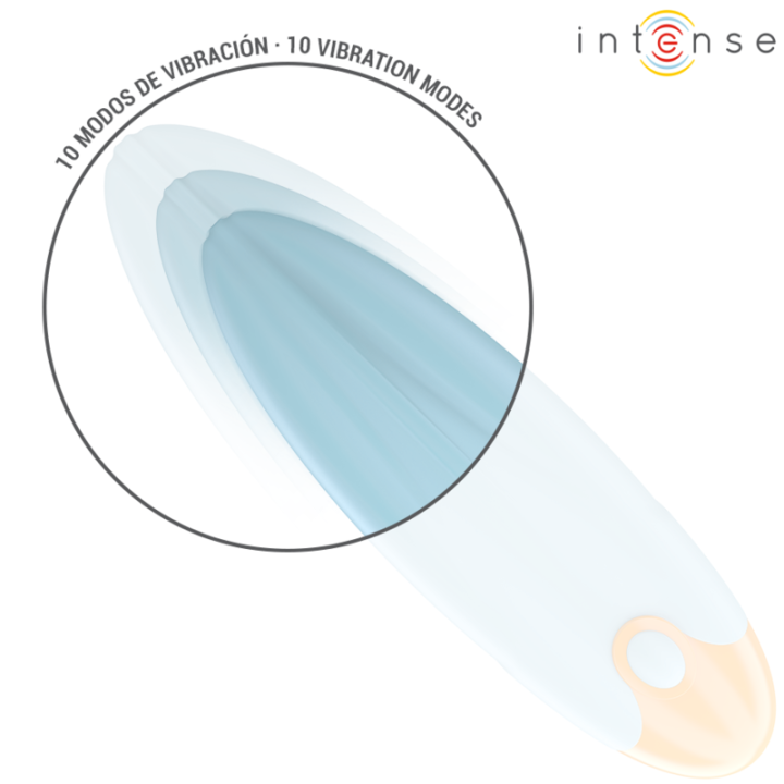 INTENSE MIKE BALA VIBRADORA 10 VIBRACIONES AZUL