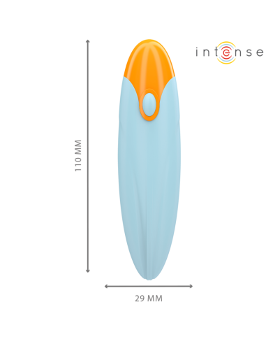 INTENSE MIKE BALA VIBRADORA 10 VIBRACIONES AZUL