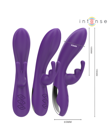 INTENSE RANDALL VIBRADOR RABBIT 10 VIBRACIONES MORADO
