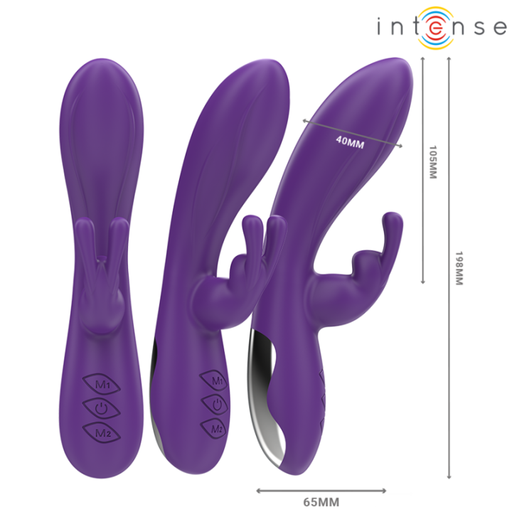 INTENSE RANDALL VIBRADOR RABBIT 10 VIBRACIONES MORADO