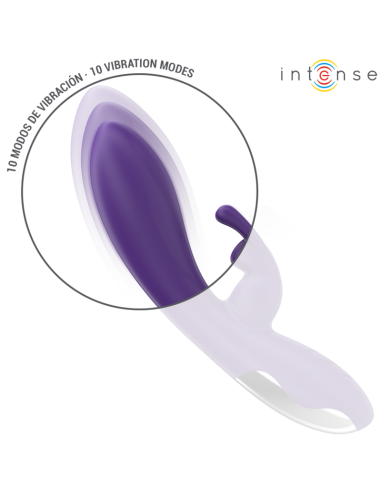 INTENSE RANDALL VIBRADOR RABBIT 10 VIBRACIONES MORADO