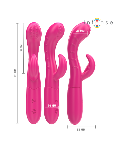 INTENSE AMARA VIBRADOR CON LENGUA ESTIMULADORA 10 VIBRACIONES ROSA INTENSE AMARA VIBRADOR CON LENGUA ESTIMULADORA 10 VIBRACIONES ROSA