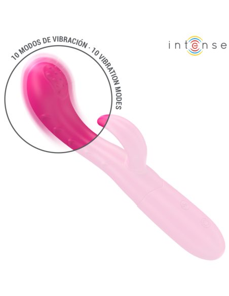 INTENSE AMARA VIBRADOR CON LENGUA ESTIMULADORA 10 VIBRACIONES ROSA INTENSE AMARA VIBRADOR CON LENGUA ESTIMULADORA 10 VIBRACIONES ROSA