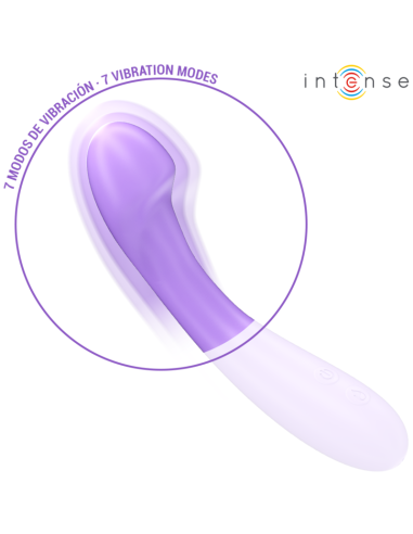 INTENSE BECKY VIBRADOR 19 CM CALENTABLE 7 VIBRACIONES MORADO