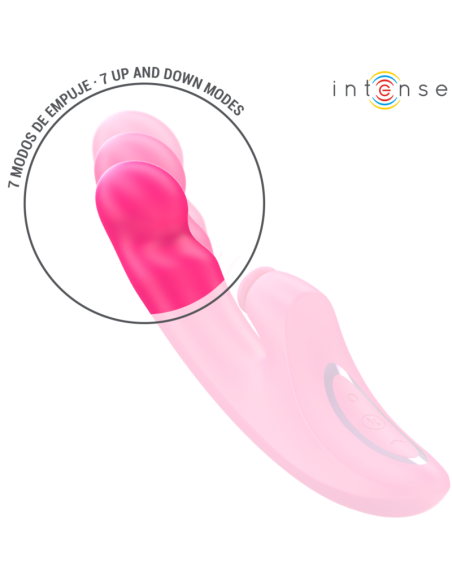 INTENSE EMI VIBRADOR 135 CM MULTIFUNCION 3 EN 1 10 VIBRACIONES ROSA INTENSE EMI VIBRADOR 135 CM MULTIFUNCION 3 EN 1 10 VIBRACIONES ROSA