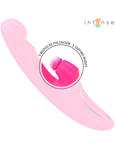 INTENSE EMI VIBRADOR 135 CM MULTIFUNCION 3 EN 1 10 VIBRACIONES ROSA