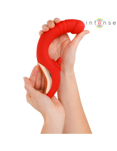 INTENSE PAULINA VIBRADOR ESTIMULADOR EN FORMA DE U ROJO