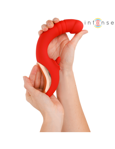 INTENSE PAULINA VIBRADOR ESTIMULADOR EN FORMA DE U ROJO INTENSE PAULINA VIBRADOR ESTIMULADOR EN FORMA DE U ROJO