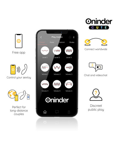 ONINDER CUTE LOVE BUDDY MASTER VIBRADOR PUNTO G APP MUNDIAL GRATUITA