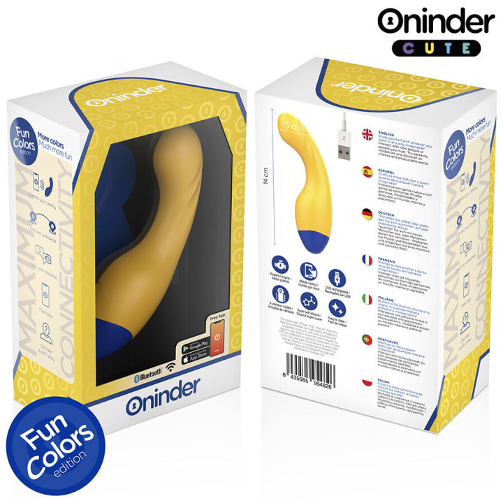 ONINDER CUTE LOVE BUDDY MASTER VIBRADOR PUNTO G APP MUNDIAL GRATUITA