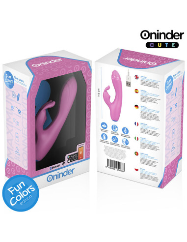 ONINDER CUTE LOVE BUNNY VIBRADOR PUNTO G Y CLITORIS APP MUNDIAL GRATUITA