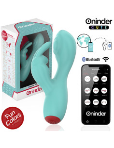 ONINDER CUTE LOVE BUNNY VIBRADOR PUNTO G Y CLITORIS APP MUNDIAL GRATUITA