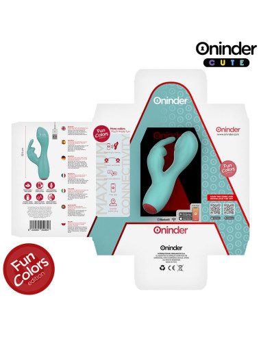 ONINDER CUTE LOVE BUNNY VIBRADOR PUNTO G Y CLITORIS APP MUNDIAL GRATUITA