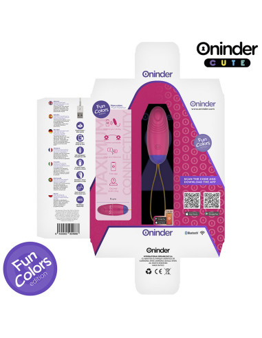 ONINDER CUTE LOVE PLEASURE HUEVO VIBRO WAVE TAPPING SILICONA APP MUNDIAL GRATUITA