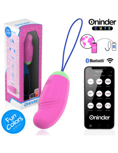 ONINDER CUTE LOVE PLEASURE HUEVO VIBRO ROTADOR 360 SILICONA APP MUNDIAL GRATUITA 2