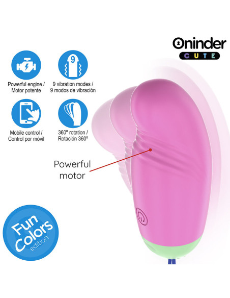 ONINDER CUTE LOVE PLEASURE HUEVO VIBRO ROTADOR 360 SILICONA APP MUNDIAL GRATUITA ONINDER CUTE LOVE PLEASURE HUEVO VIBRO ROTADOR 360 SILICONA APP MUNDIAL GRATUITA