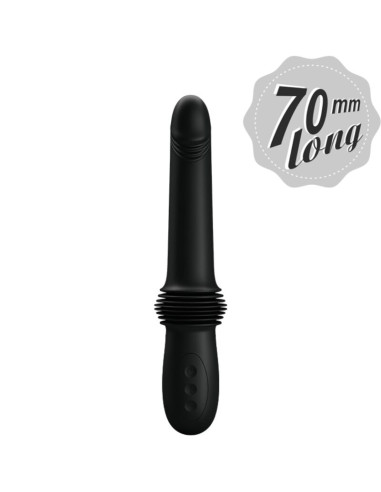 PRETTY LOVE PAZUZU VIBRADOR 3 MODOS DE EMPUJE NEGRO