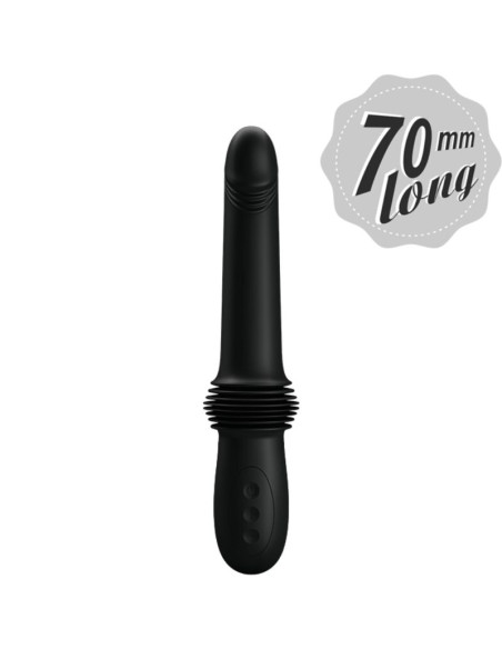 PRETTY LOVE PAZUZU VIBRADOR 3 MODOS DE EMPUJE NEGRO PRETTY LOVE PAZUZU VIBRADOR 3 MODOS DE EMPUJE NEGRO