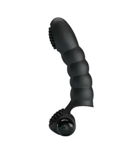 PRETTY LOVE ALEXANDER VIBRADOR DE DEDO 10 VIBRACIONES NEGRO