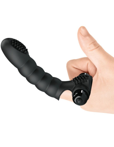 PRETTY LOVE ALEXANDER VIBRADOR DE DEDO 10 VIBRACIONES NEGRO