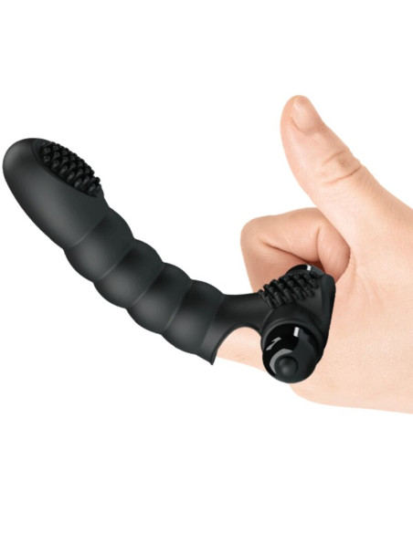PRETTY LOVE ALEXANDER VIBRADOR DE DEDO 10 VIBRACIONES NEGRO