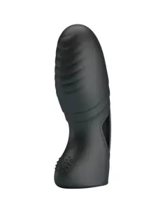 PRETTY LOVE ALAN VIBRADOR DE DEDO SILICONA NEGRO 2