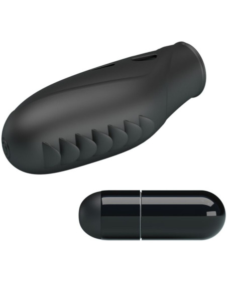 PRETTY LOVE GILO VIBRADOR DE DEDO SILICONA NEGRO PRETTY LOVE GILO VIBRADOR DE DEDO SILICONA NEGRO