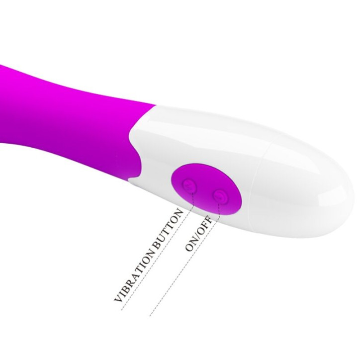 PRETTY LOVE ELEMENTAL VIBRADOR 30 MODOS DE VIBRACION MORADO