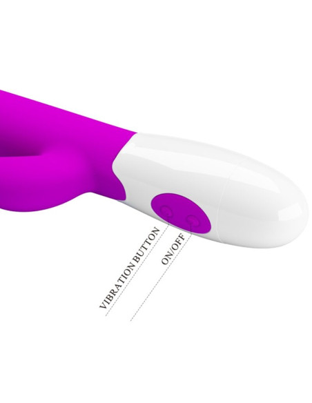 PRETTY LOVE CENTAUR VIBRADOR RABBIT 30 MODOS DE VIBRACION MORADO